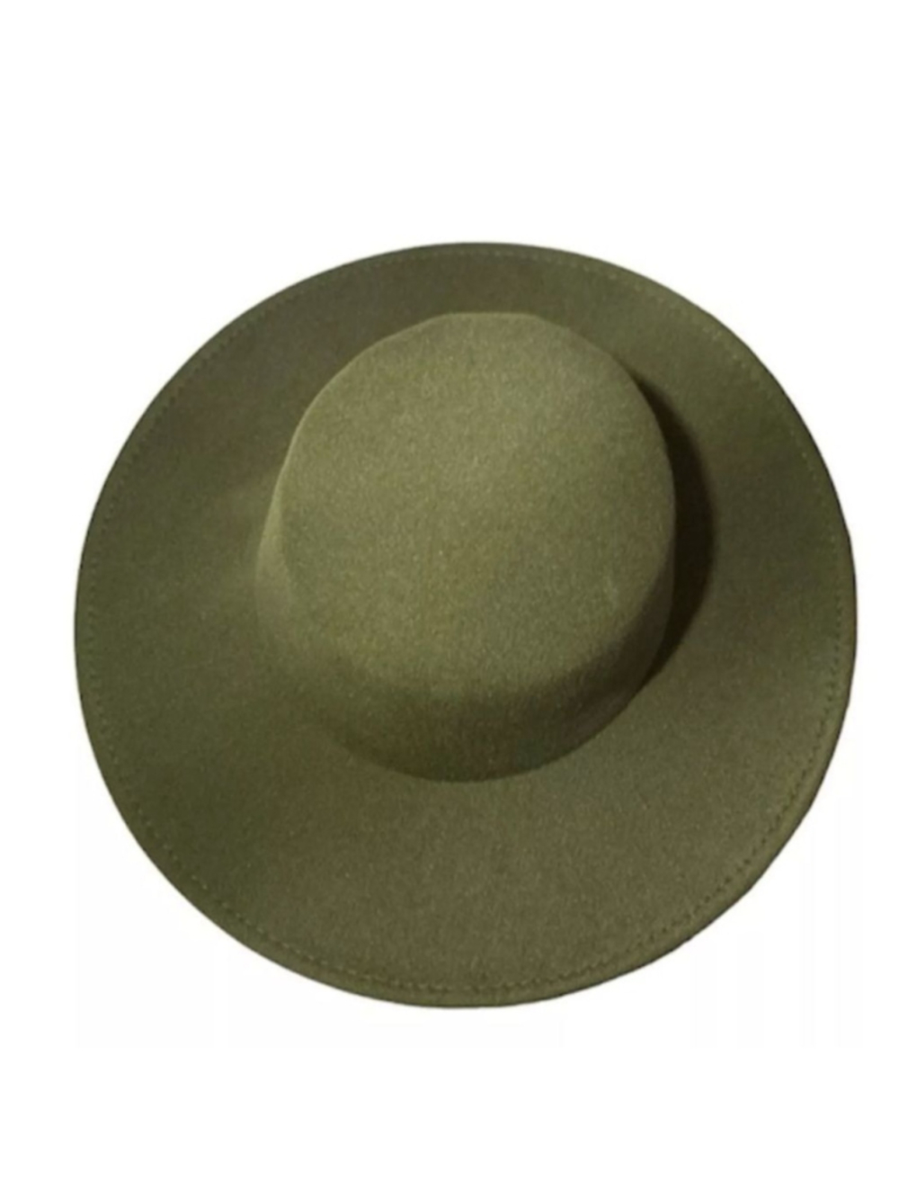 Felt Boho Cowgirl Hat  Black or Green Size 7 to 7 1/8 Fedora Ranchwear Brand New - Picture 11 of 14